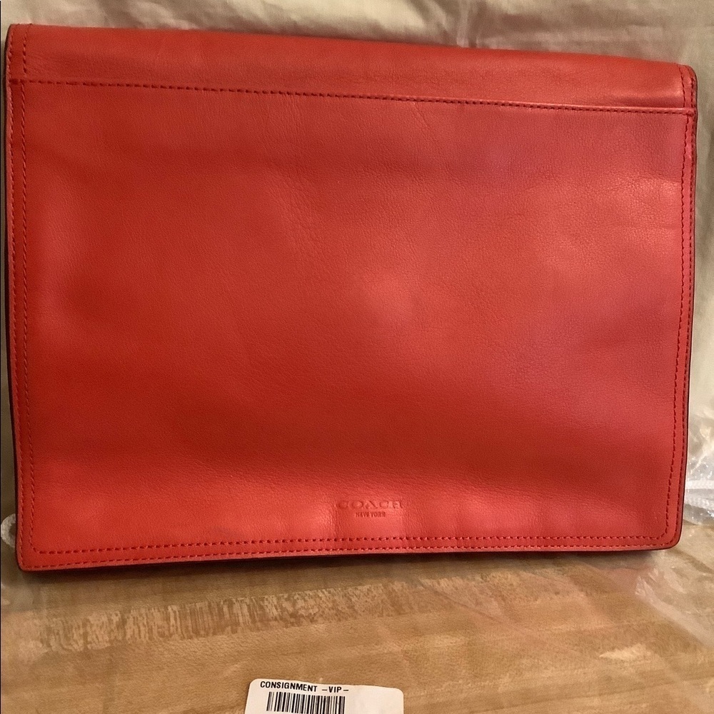 Coach Shamrock Turnlock Large Clutch - Picture 9 of 10